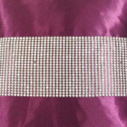 Velosso Manhattan Diamante Plum Filled Cushion 43 x 43cm 2 Pack - Purple - Wilko - thumbnail 3