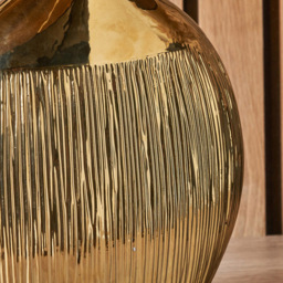 Pacific Lifestyle Gemini Gold Etched Ceramic Table Lamp - Wilko - thumbnail 4