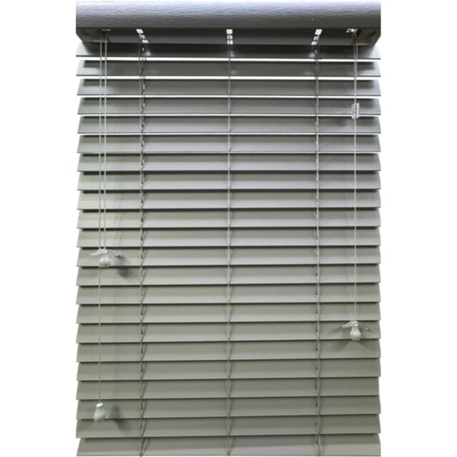 50mm Venetian Blind Silver Oak 90cm - Wilko - image 1
