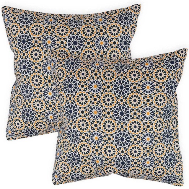 Streetwize Black Casablanca Outdoor Scatter Cushion 4 Pack - Size: 42 x 42cm - Wilko - image 1