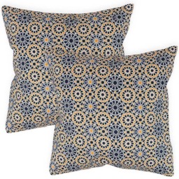 Streetwize Black Casablanca Outdoor Scatter Cushion 4 Pack - Size: 42 x 42cm - Wilko