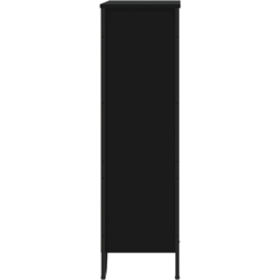 vidaXL 3 Shelf Black Bookcase - Size: 106 x 31 x 80cm - Wilko - thumbnail 5