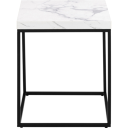 Florence Barossa White Marble Carrara Top Square Side Table - Furniture To Go - Wilko - thumbnail 4
