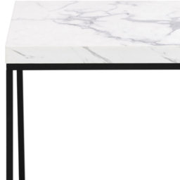 Florence Barossa White Marble Carrara Top Square Side Table - Furniture To Go - Wilko - thumbnail 6