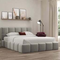 DS Living Ovella Single Pebble Cubed Ottoman Bed - Grey - Wilko - thumbnail 1