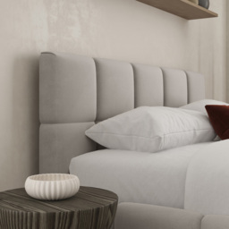 DS Living Ovella Single Pebble Cubed Ottoman Bed - Grey - Wilko - thumbnail 3