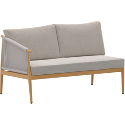 Charles Bentley Almada 5 Seater Rope Weave Garden Corner Lounge Set - Grey - Wilko - thumbnail 4