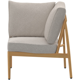 Charles Bentley Almada 5 Seater Rope Weave Garden Corner Lounge Set - Grey - Wilko - thumbnail 7