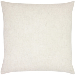 furn. Mono Face Linen Cushion - Size: 50 x 50 cm - Cream - Wilko - thumbnail 3