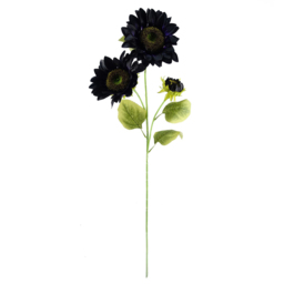 Leaf Purple Sunflower Artificial Flower Bundle with Vase 100cm 9 Pack - Size: 100 x 50 x 50cm - Wilko - thumbnail 3