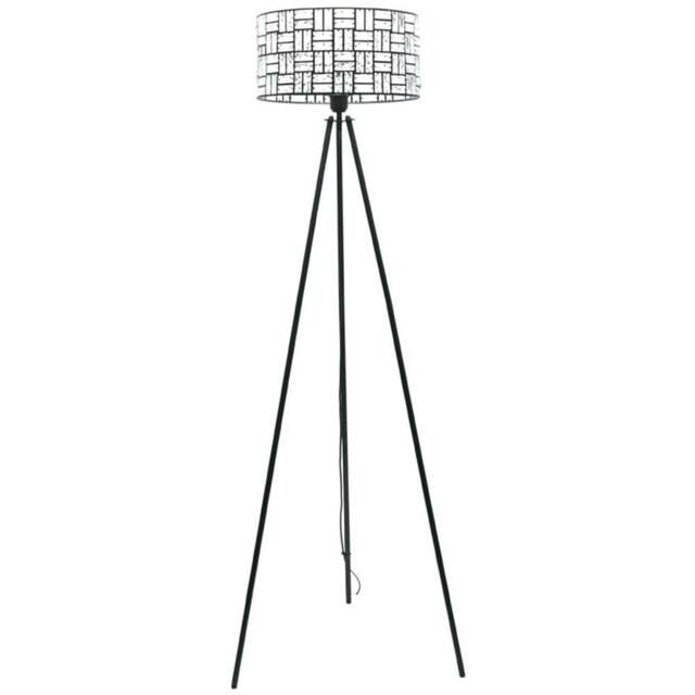ValueLights Elise Acrylic Jewel Shade Black Tripod LED Floor Lamp - Wilko - image 1