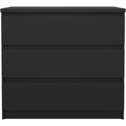 Florence 3 Drawer Matt Black Chest of Drawers - Furniture to Go - Wilko - thumbnail 4