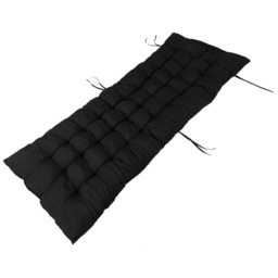 Living and Home Black Sun Lounger Cushion Cover - Size: 58 x 65cm - Wilko