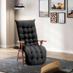 Living and Home Black Sun Lounger Cushion Cover - Size: 58 x 65cm - Wilko - thumbnail 7