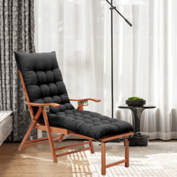 Living and Home Black Sun Lounger Cushion Cover - Size: 58 x 65cm - Wilko - thumbnail 3