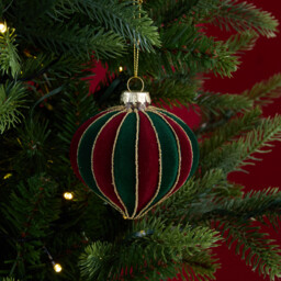 Two Tone Flocked Bauble - Sleigh Bells Ring - Wilko - thumbnail 6