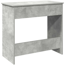 vidaXL Single Drawer Single Shelf Computer Desk Concrete Grey - Size: 75 x 80 x 40cm - Wilko - thumbnail 7