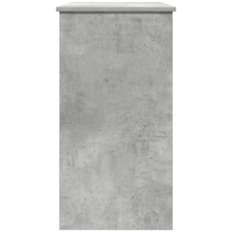 vidaXL Single Drawer Single Shelf Computer Desk Concrete Grey - Size: 75 x 80 x 40cm - Wilko - thumbnail 6