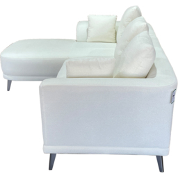 DS Living The Nova 3 Seater Cream Fabric Left Hand Corner Lounger Sofa - Wilko - thumbnail 5