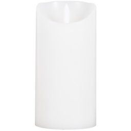 Cosy Cotton LED Pillar Candle - White/15cm - Wilko - thumbnail 3