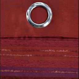Intimates Renatta Wine Eyelet Curtains 229 x 183cm - Size: W 229 x D 183cm - Red - Wilko - thumbnail 4