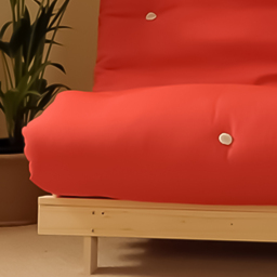 Brooklyn Double Sleeper Red Futon Base and Mattress - Size: Single - Wilko - thumbnail 3