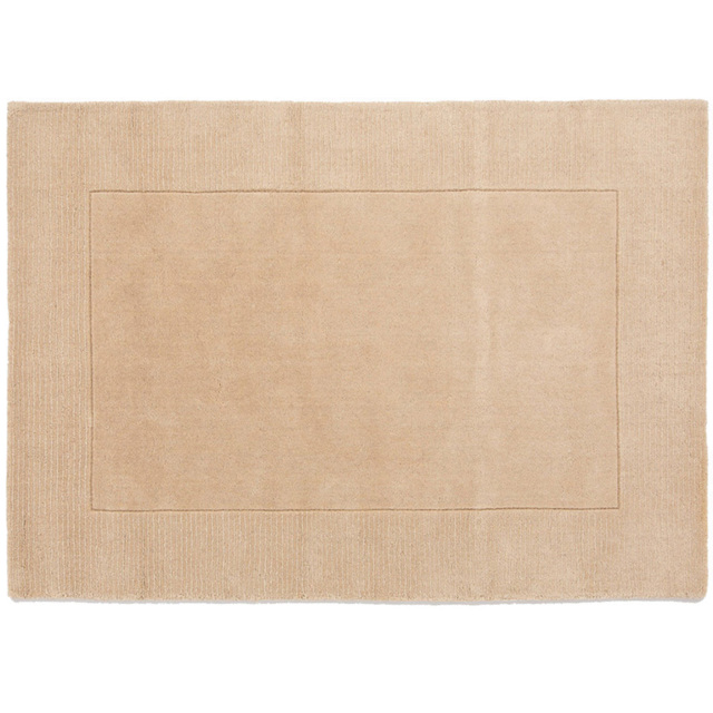Esme Cream Wool Rug 160 x 230cm - Esme Home - Wilko - image 1