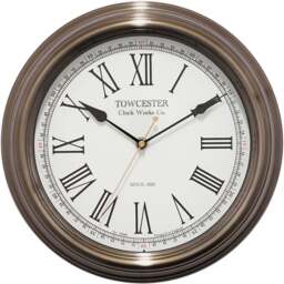 Acctim Redbourn Antique Gold Wall Clock - Size: 6 x 30.3 x 30.3cm - Wilko - thumbnail 1
