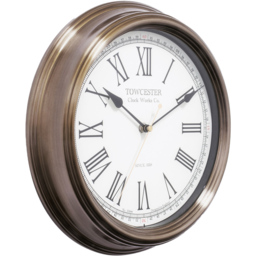 Acctim Redbourn Antique Gold Wall Clock - Size: 6 x 30.3 x 30.3cm - Wilko - thumbnail 4