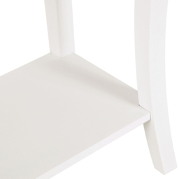 Portland 2 Drawer Ivory White Console Table - Size: 100 x 33 x 76cm - Wilko - thumbnail 4