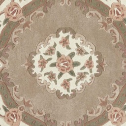 Origins Shensi Beige Wool Round Rug 120cm - Size: 120 x 120cm - Cream - Origins Rugs - Wilko - thumbnail 4