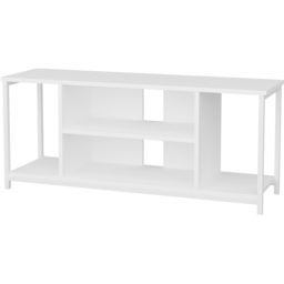 Decorotika Rinaldo 4 Open Shelf White Wide TV Unit - Size: 51 x 120 x 35cm - Wilko - thumbnail 3