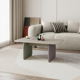 Decortie Pietra Sandstone with Light Mocha and Green Coffee Table - Size: 41.8 x 100 x 60cm - Multi - Wilko - thumbnail 4