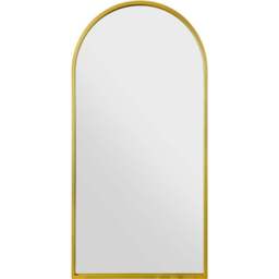 The Arcus Gold Arched Leaner Wall Mirror 160 x 80cm - MirrorOutlet - Wilko