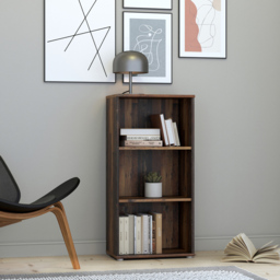 Florence Essential 2 Shelf Vintage Oak Tall Narrow Bookcase - Brown - Furniture To Go - Wilko - thumbnail 7