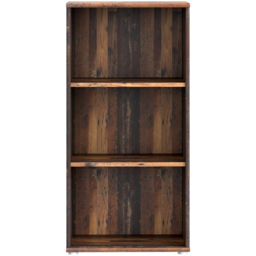 Florence Essential 2 Shelf Vintage Oak Tall Narrow Bookcase - Brown - Furniture To Go - Wilko - thumbnail 4