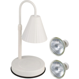 Living and Home White Height Adjustable Tabletop Candle Warmer Lamp - Size: 32 x 14.5 x 14.5cm - Wilko - thumbnail 4