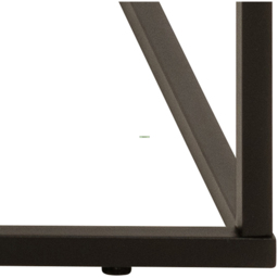 Florence Barossa Travertine Rough Paper Top Rectangular Coffee Table - Black - Furniture To Go - Wilko - thumbnail 7