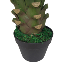 Leaf Yukka Tropical Artificial Plant in Pot 90cm - Size: 90 x 40 x 40cm - Green - Wilko - thumbnail 4