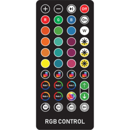 Xmas Haus White RGB Mini Seed LED Smart Foldable Ball Light with Remote 40cm - Size: 400 x 400 x 400cm - Black - Wilko - thumbnail 3