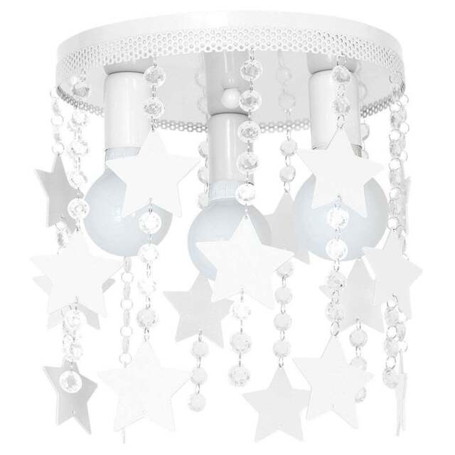 Milagro Star White Ceiling Lamp 230V - Size: 30 x 30 x 32cm - Wilko - image 1