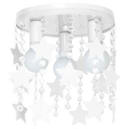 Milagro Star White Ceiling Lamp 230V - Size: 30 x 30 x 32cm - Wilko