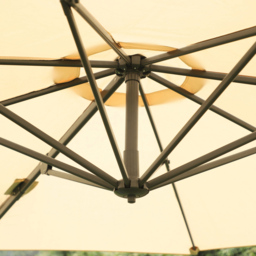 Outsunny Beige Cantilever Roma Parasol 3m - Cream - Wilko - thumbnail 4