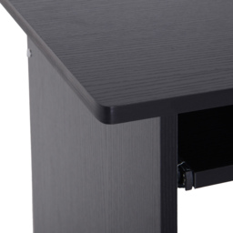 Portland Compact Small Office Desk Black - Size: 80 x 45 x 73cm - Wilko - thumbnail 5