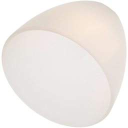 Happy Homewares Frosted White Glass Shade 2 Pack - Size: 12 x 15 x 15cm - Wilko - thumbnail 7
