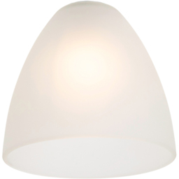 Happy Homewares Frosted White Glass Shade 2 Pack - Size: 12 x 15 x 15cm - Wilko - thumbnail 6