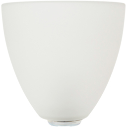 Happy Homewares Frosted White Glass Shade 2 Pack - Size: 12 x 15 x 15cm - Wilko - thumbnail 5