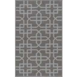 Desire Rugs Havana Dark Grey Cubed Trellis Anti Slip Door Mat 90 x 57cm - Size: 57 x 90cm - Wilko - thumbnail 1