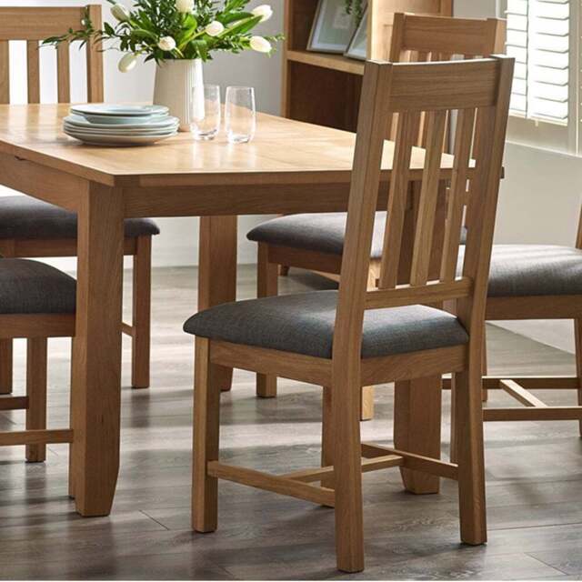 Julian Bowen Mallory Set of 2 Dining Chair - Wood - Wilko - image 1