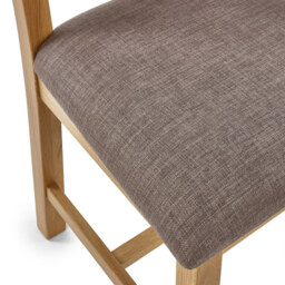Julian Bowen Mallory Set of 2 Dining Chair - Wood - Wilko - thumbnail 6